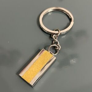 Gold Plated and Stainless Steel Keychain